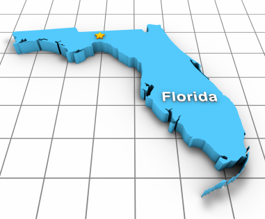 Map of Florida for Car Insurance