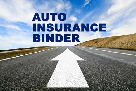 Auto Insurance Binder
